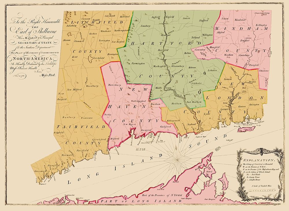 Connecticut Colony - 1766