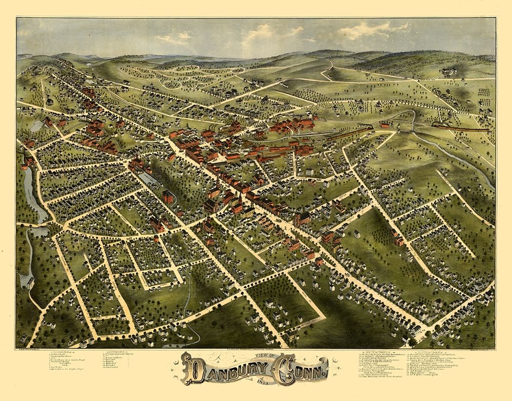Danbury Connecticut - Bailey 1875