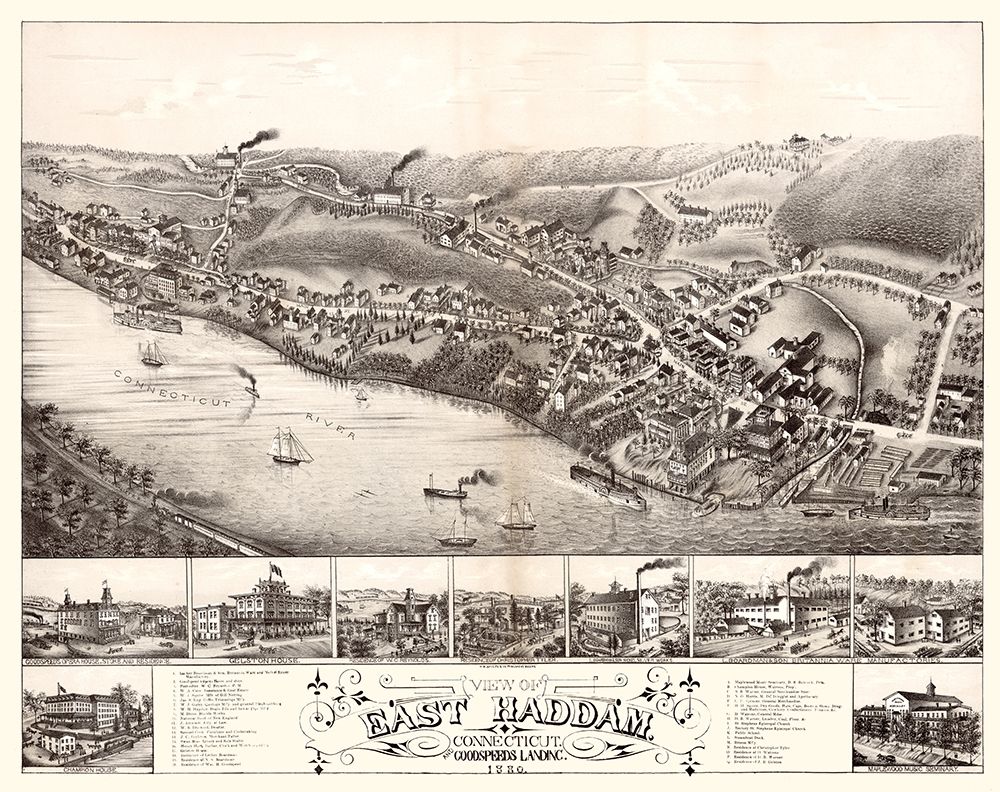 East Haddam Connecticut - Bailey 1880