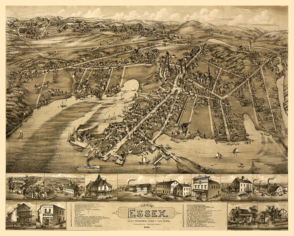 Essex Connecticut - Bailey 1881