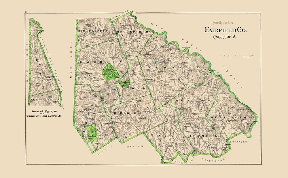 Fairfield  North Connecticut - Hurd 1893