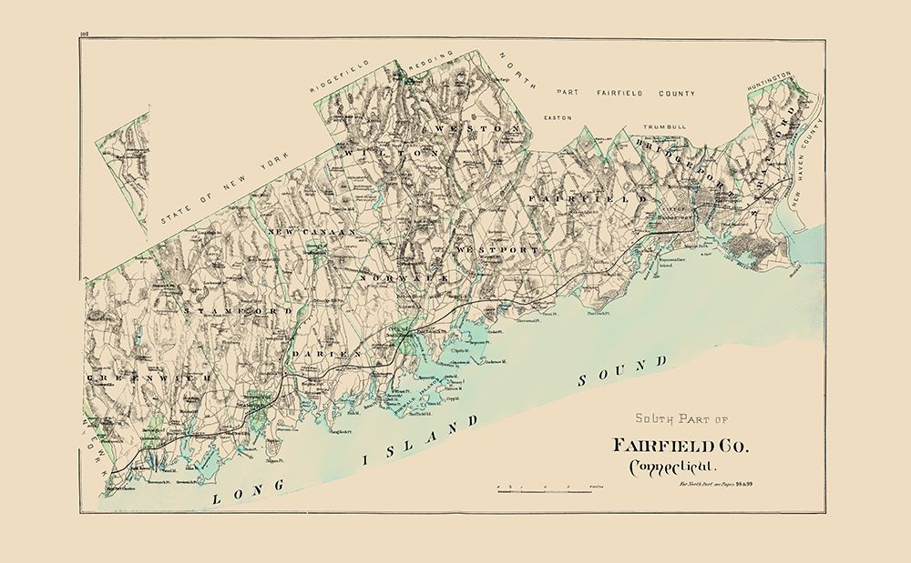 Fairfield  South Connecticut - Hurd 1893