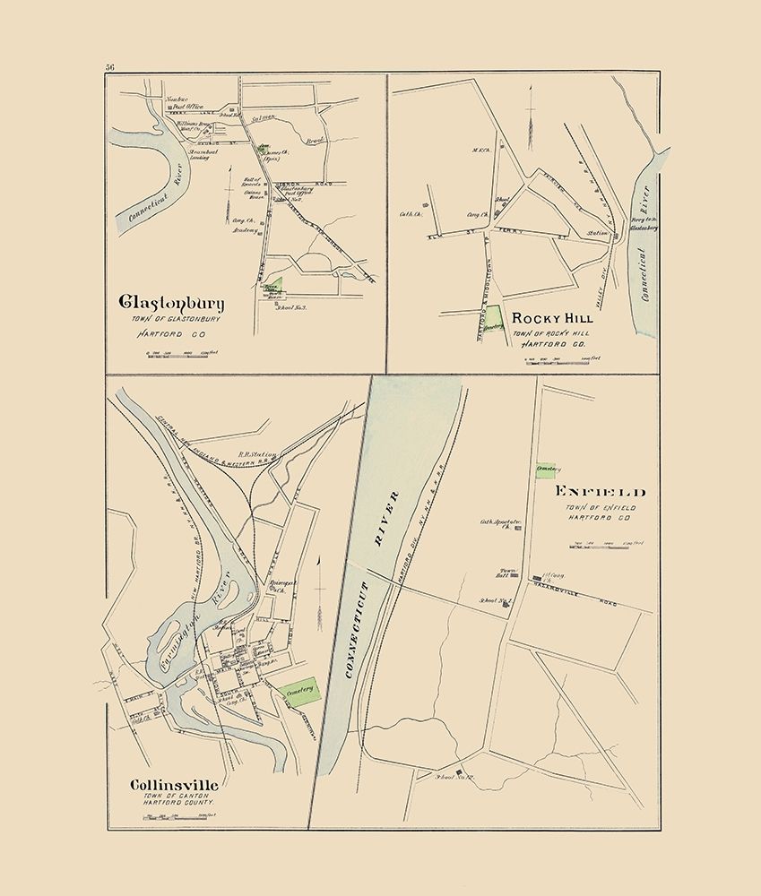 Glastonbury Connecticut - Hurd 1893