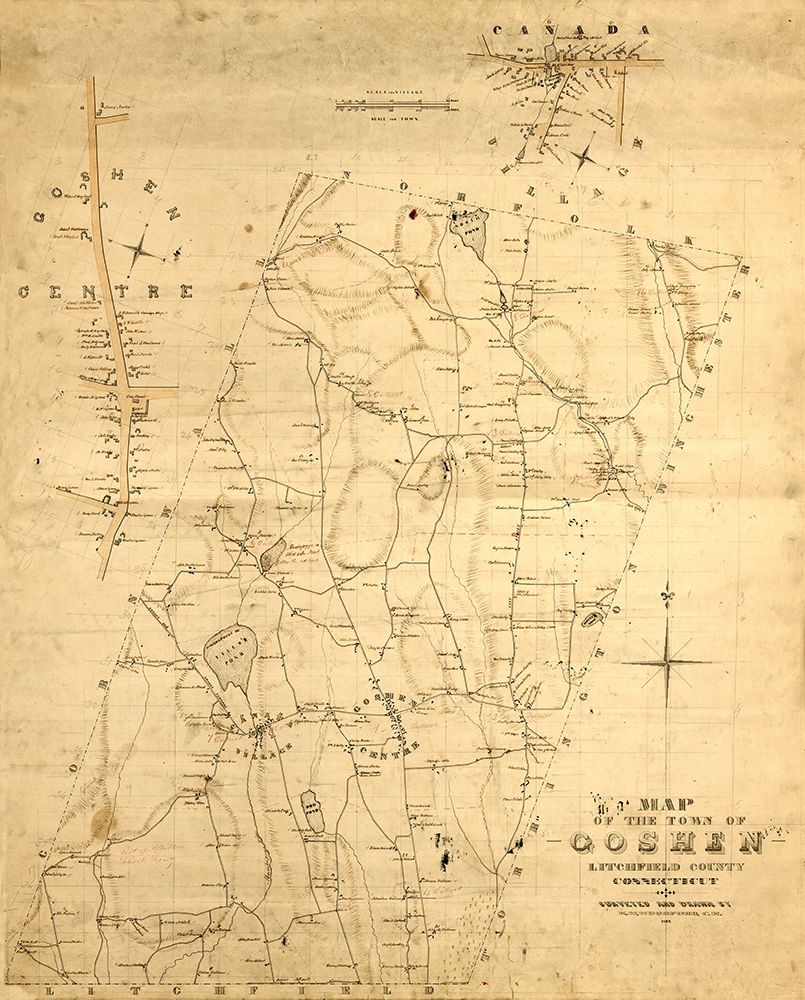 Goshen Connecticut - Woodford 1852