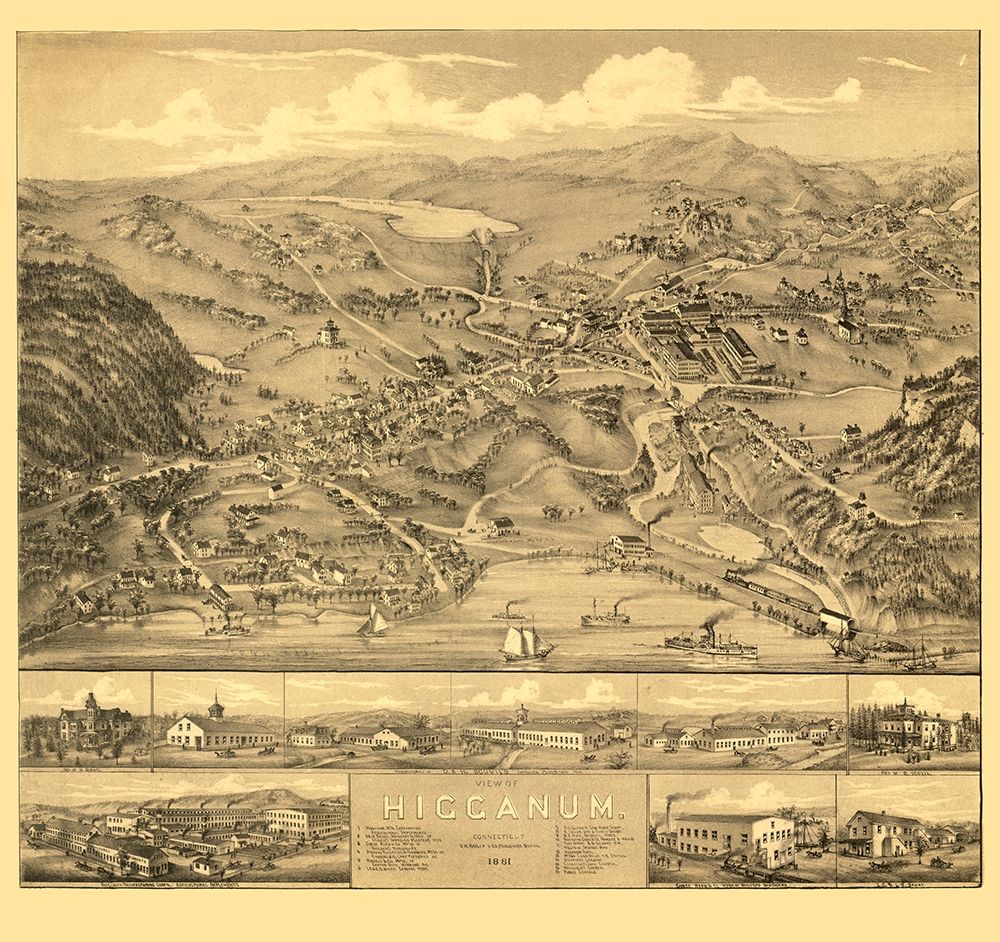 Higganum Connecticut - Bailey 1881