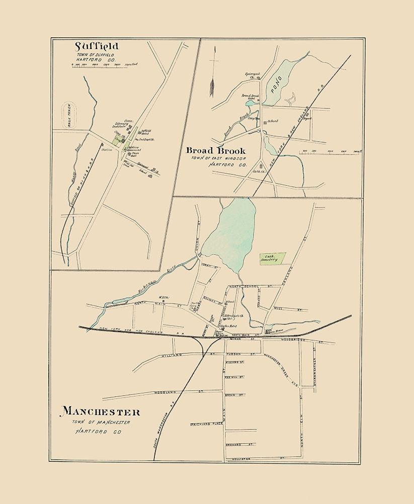 Manchester Connecticut - Hurd 1893