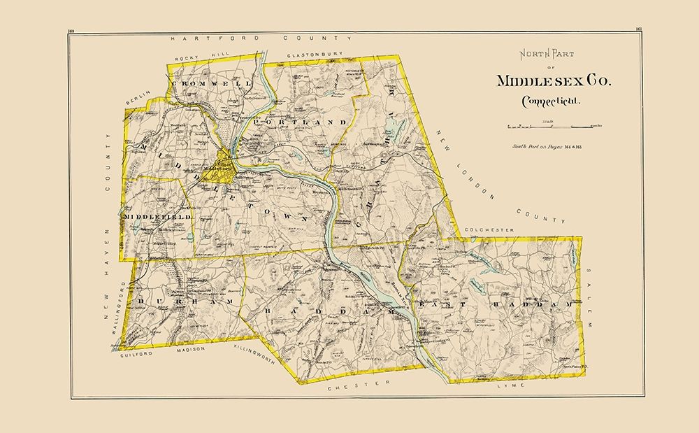 Middlesex  North Connecticut - Hurd 1893