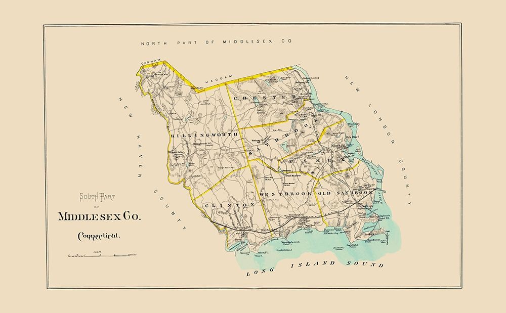 Middlesex  South Connecticut - Hurd 1893
