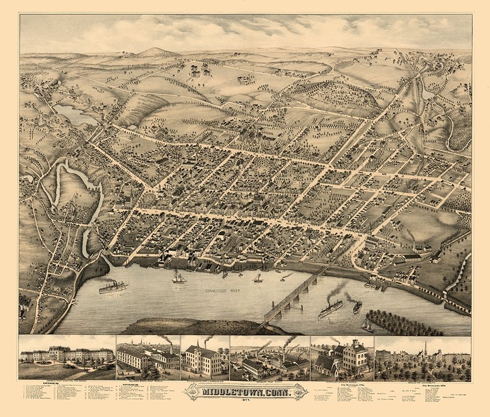 Middletown Connecticut - Bailey 1877