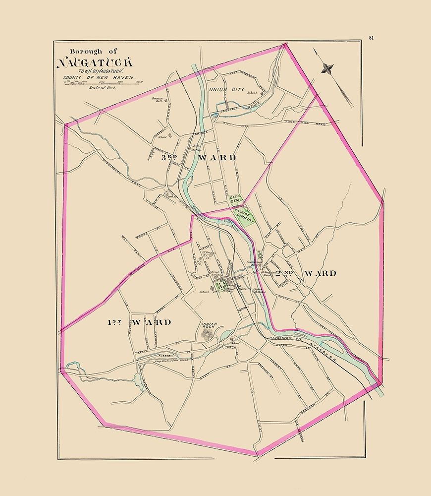 Naugatuck Connecticut - Hurd 1893
