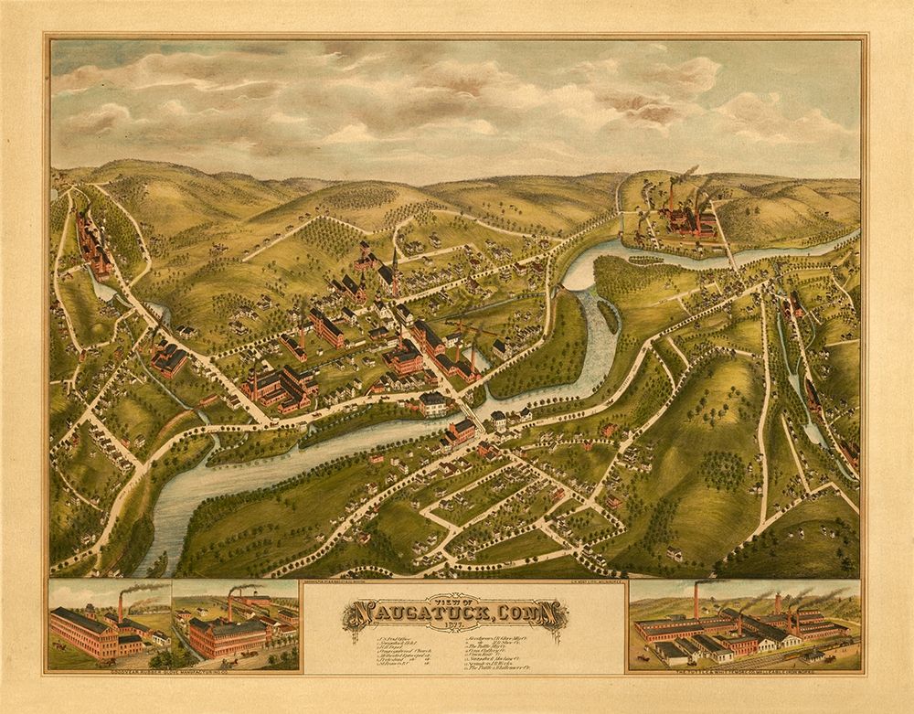 Naugatuck Connecticut - Bailey 1877