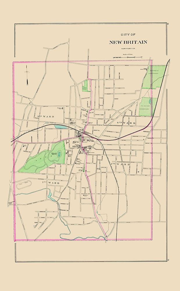 New Britain Connecticut - Hurd 1893