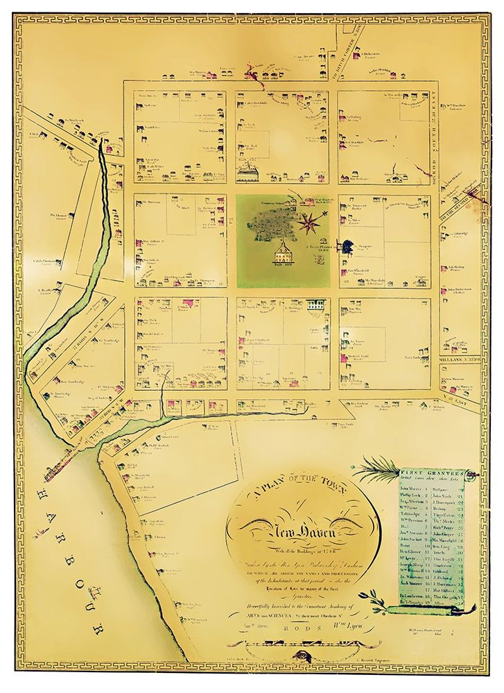 New Haven Connecticut Landowner - Wadsworth 1748
