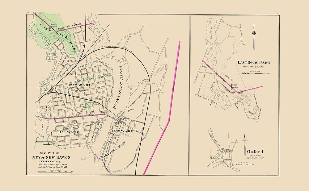 East New Haven Connecticut - Hurd 1893