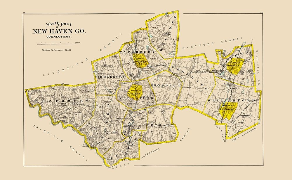 New Haven  North Connecticut - Hurd 1893