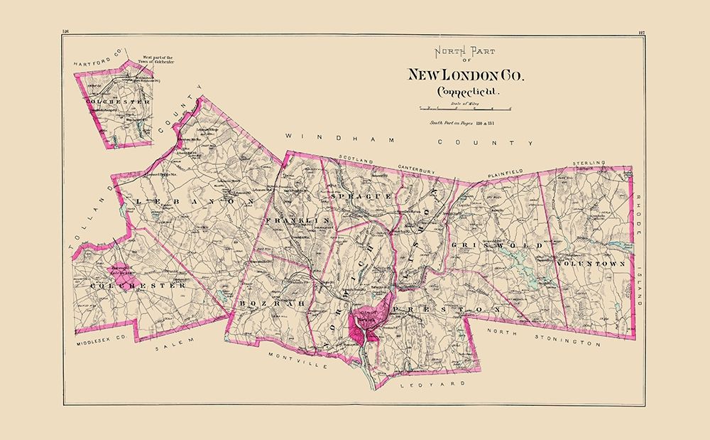 New London  North Connecticut - Hurd 1893