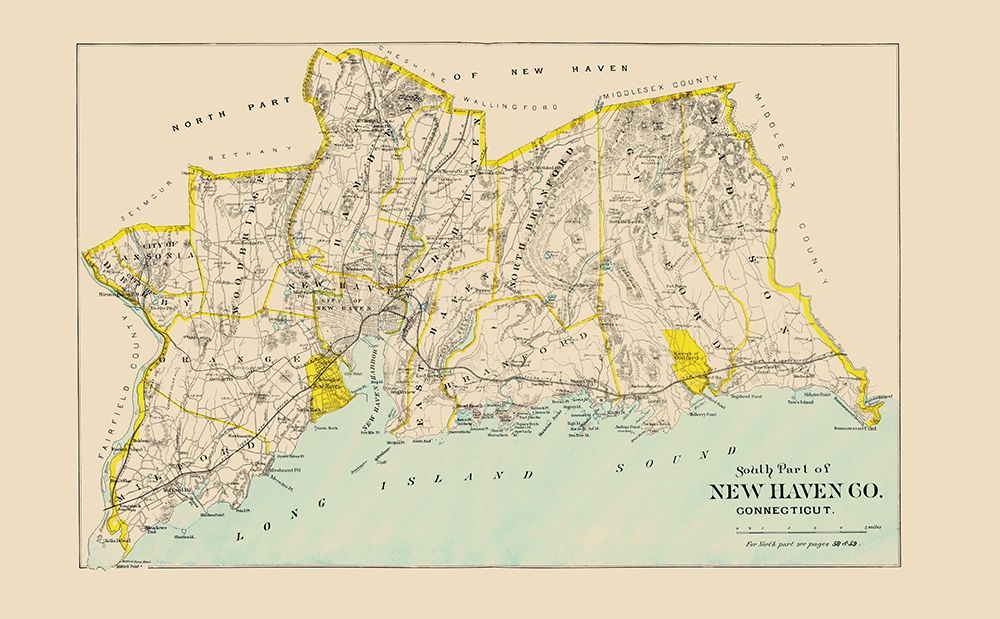 New Haven  South Connecticut - Hurd 1893