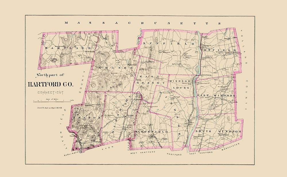 Hartford  North Connecticut - Hurd 1893