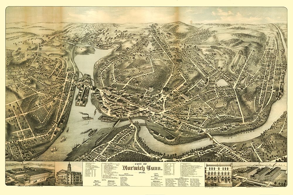 Norwich Connecticut - Bailey 1876