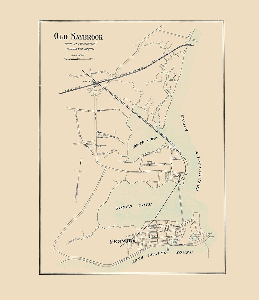 Old Saybrook Connecticut - Hurd 1893