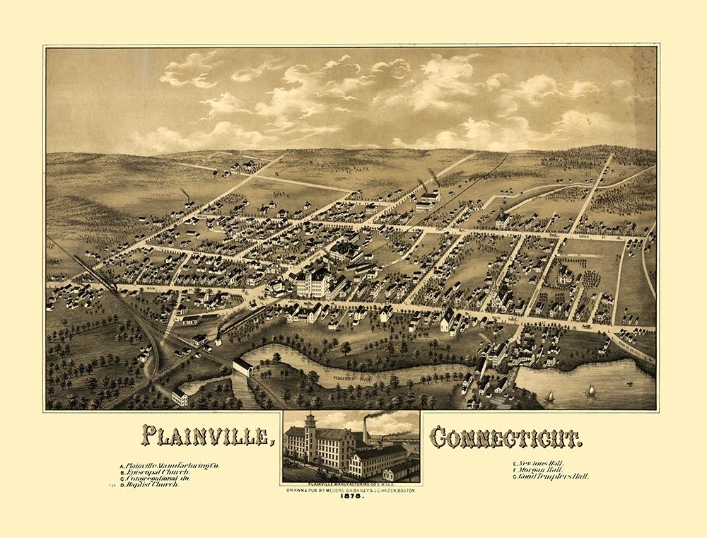 Plainville Connecticut - Bailey 1878