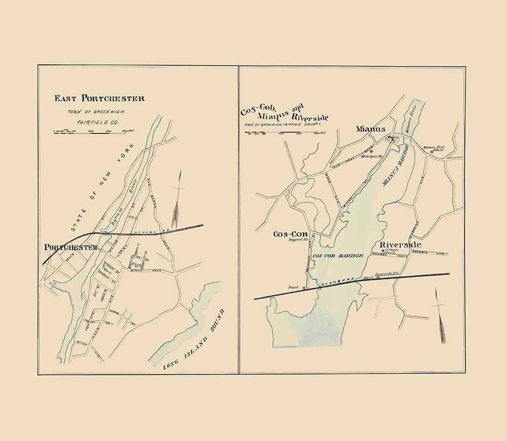 East Portchester Connecticut - Hurd 1893