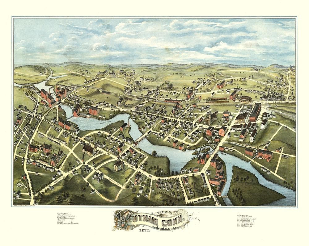 Putnam Connecticut - Bailey 1877