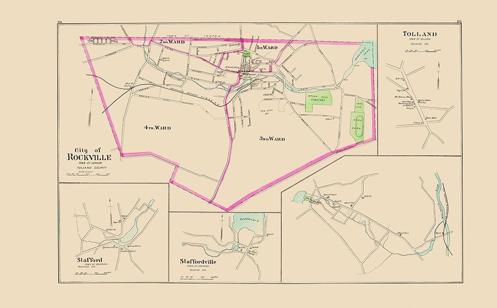 Rockville Connecticut - Hurd 1893