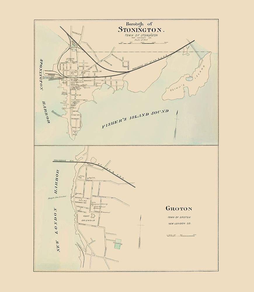 Stonington, Groton Connecticut - Hurd 1893