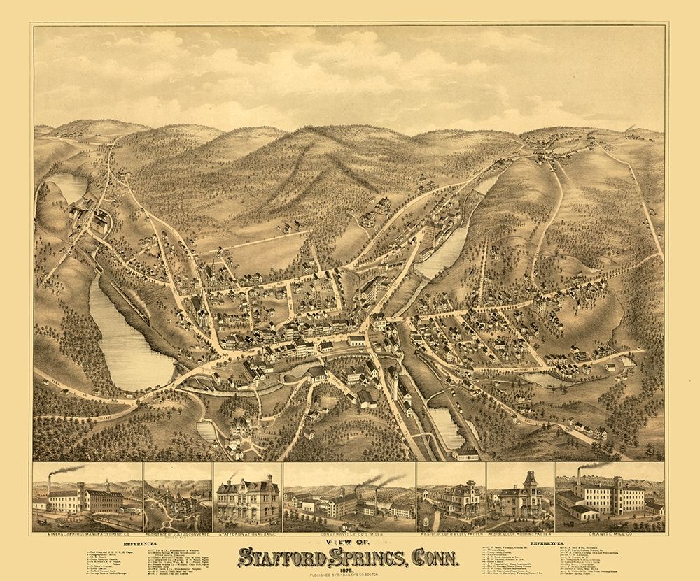 Stafford Springs Connecticut - Bailey 1878