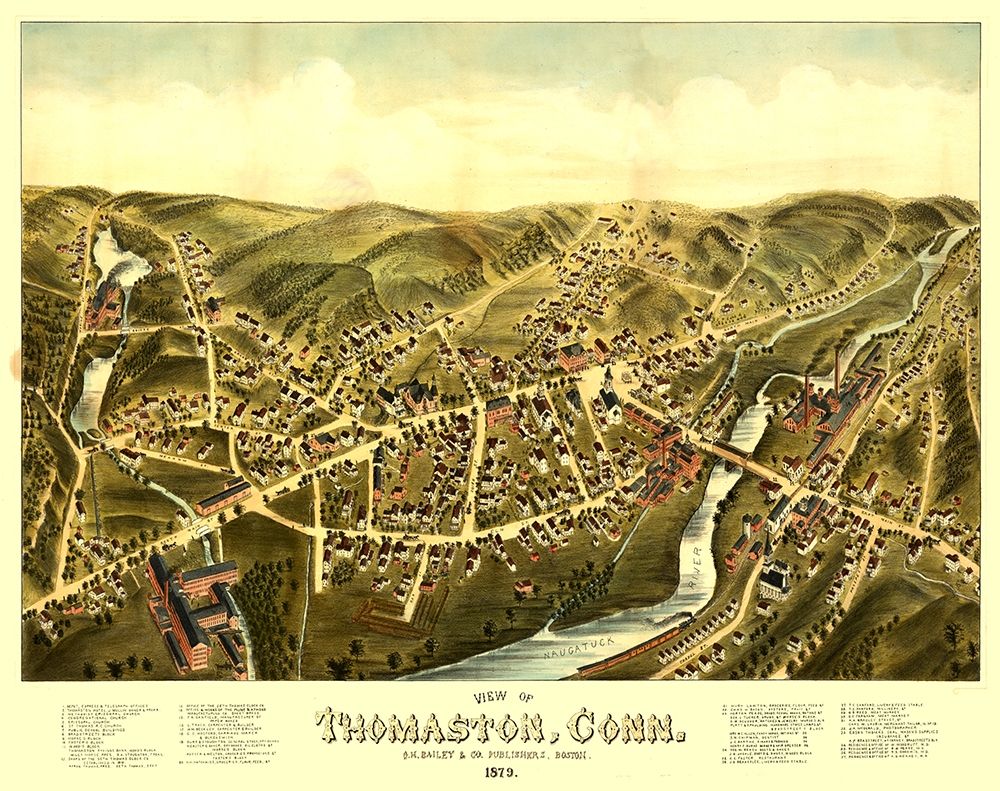 Thomaston Connecticut - Bailey 1879