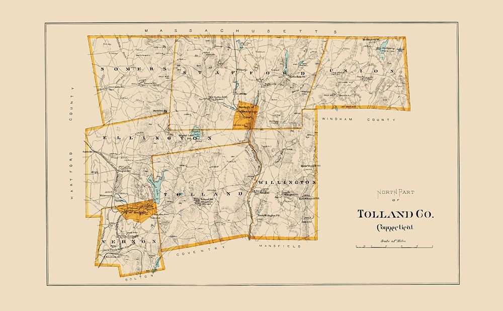 Tolland  North Connecticut - Hurd 1893