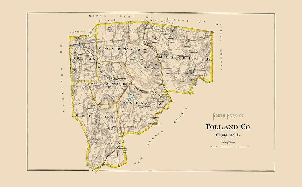 Tolland  South Connecticut - Hurd 1893