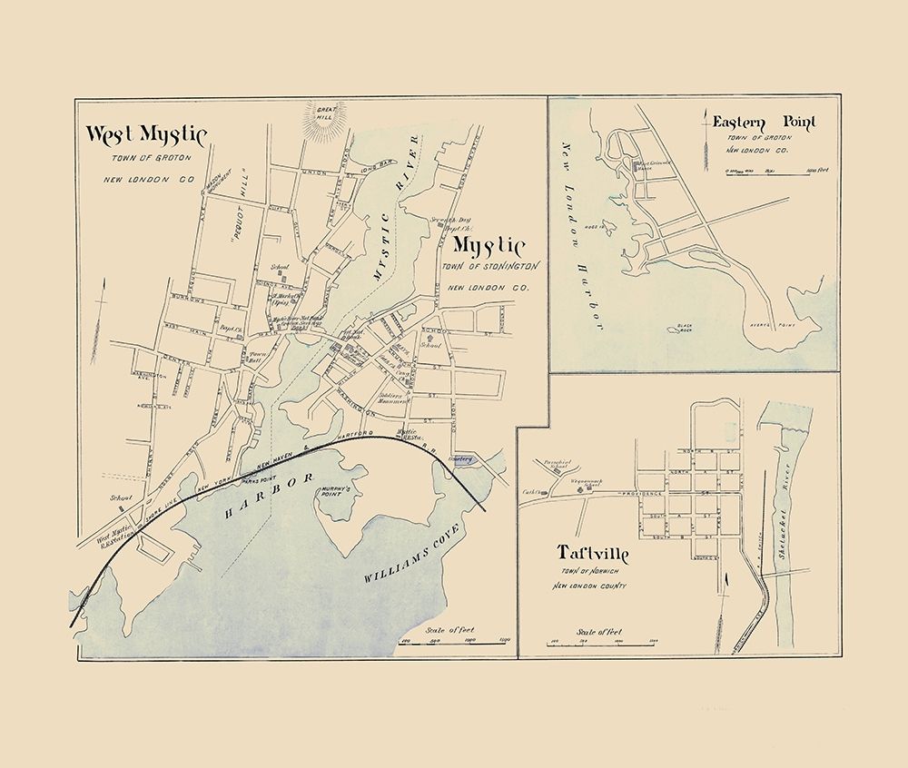 West Mystic Connecticut - Hurd 1893