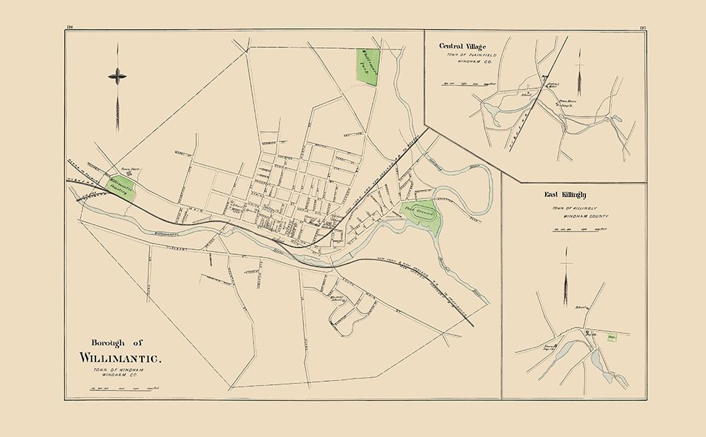Wiillimantic Connecticut - Hurd 1893