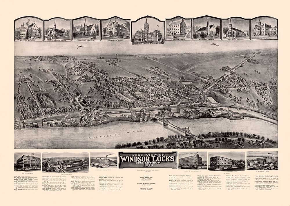 Windsor Locks Connecticut - Bailey 1913