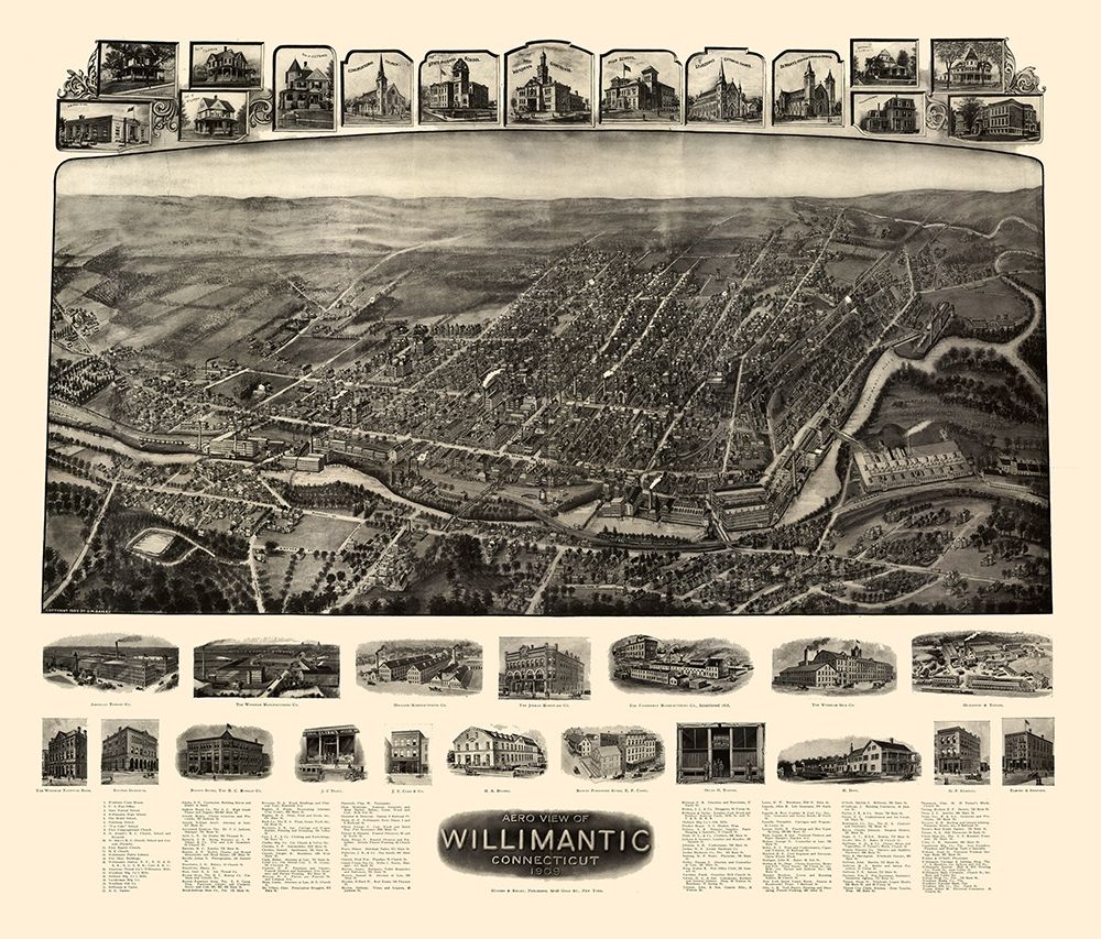 Willimantic Connecticut - Bailey 1909