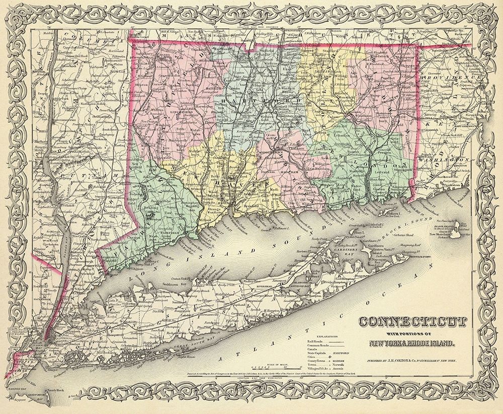 Connecticut - Colton 1856