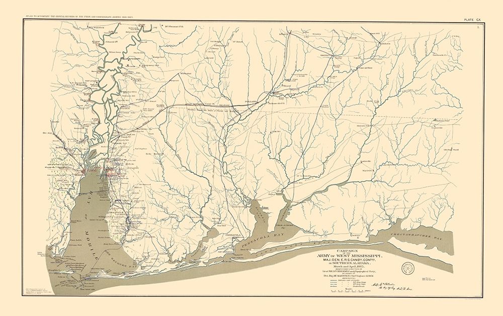 Army of West Mississippi - Alester 1865
