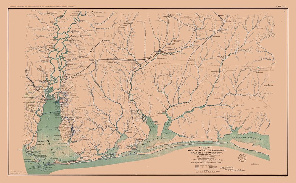 Army West Mississippi Campaign - McGregory 1895