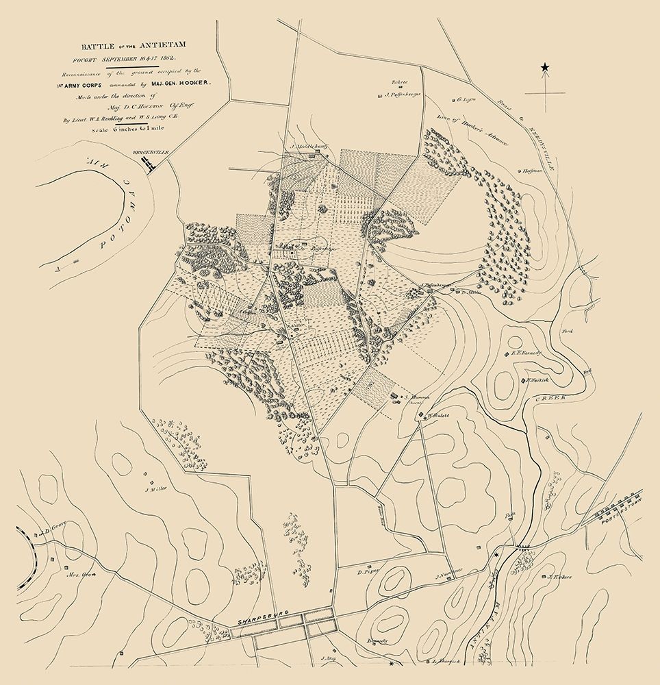 Antietam Battle September 16 to 17 - Houston 1862