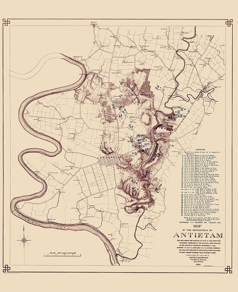 Antietam Battlefield Landowner - Stearns 1893