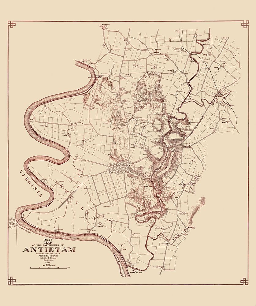 Antietam No. 2 Battlefield - Stearns 1894