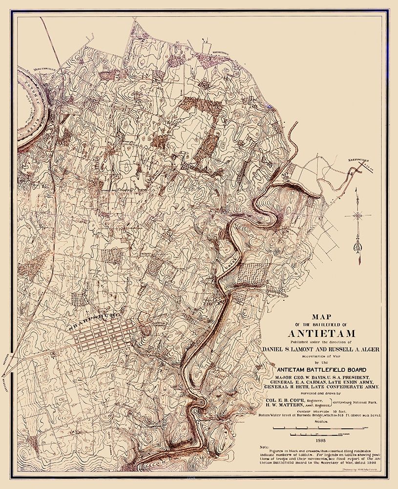 The Battlefield Of Antietam Landowner - Lamont