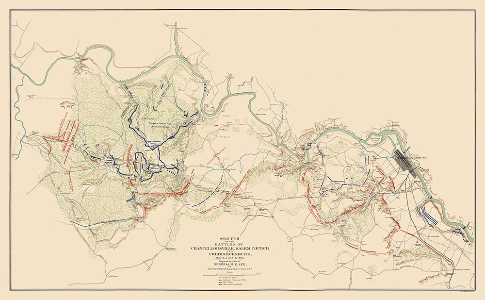 Battles Chancellorsville Salem Fredericksburg