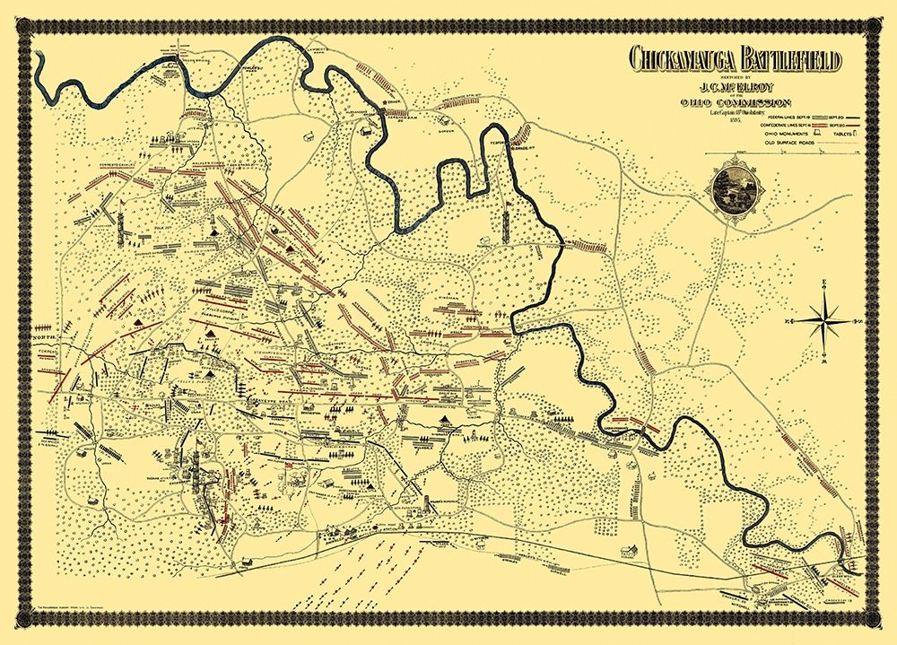 Chickamauga Battlefield - McElroy 1895