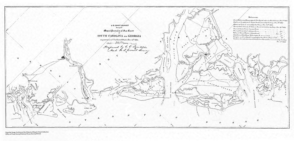 South Carolina Georgia Coast - USCS 1861