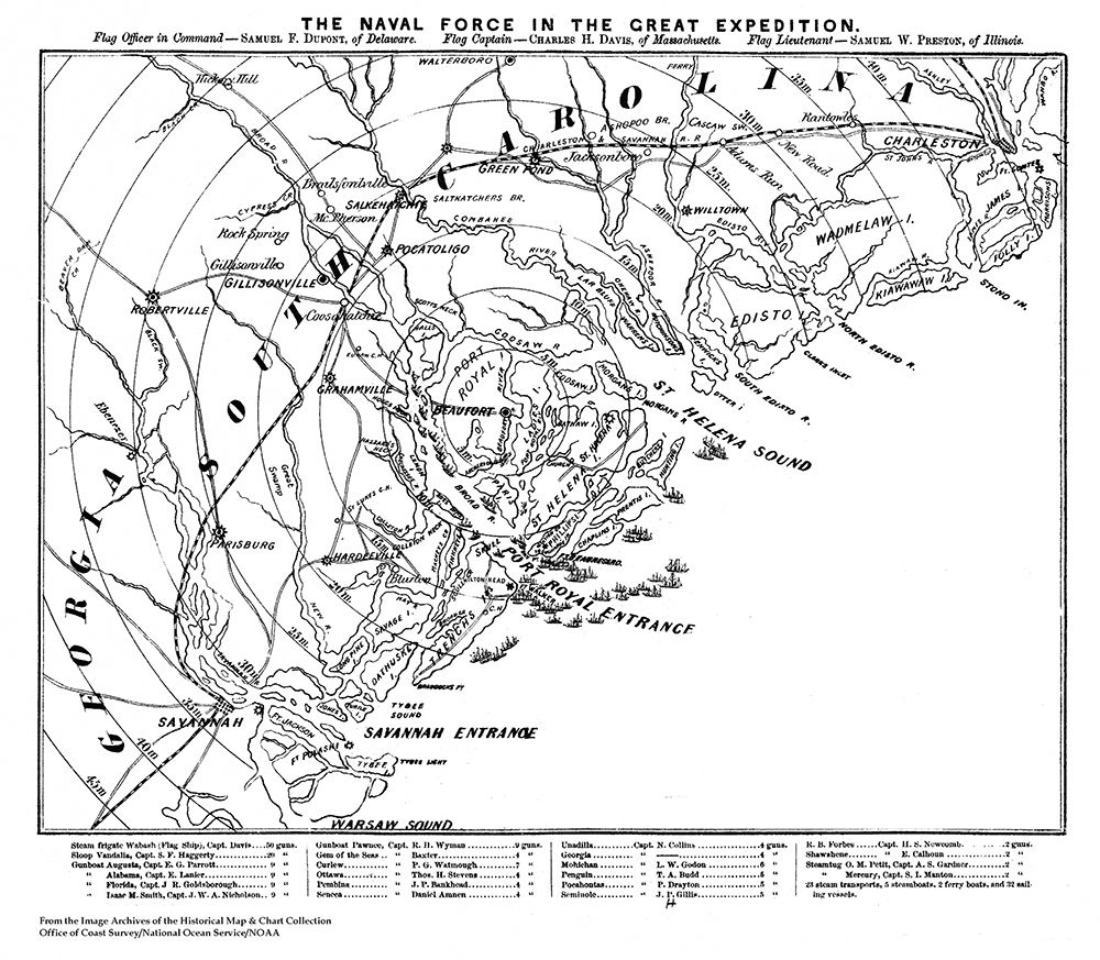 Naval Force Great Expedition Carolina Georgia
