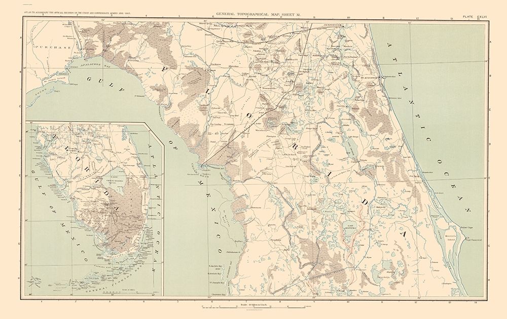 Lower Florida Pennisula - Bien 1895