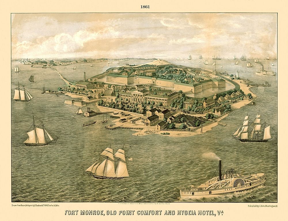 Fort Monroe Old Point Comfort Hygeia Virginia